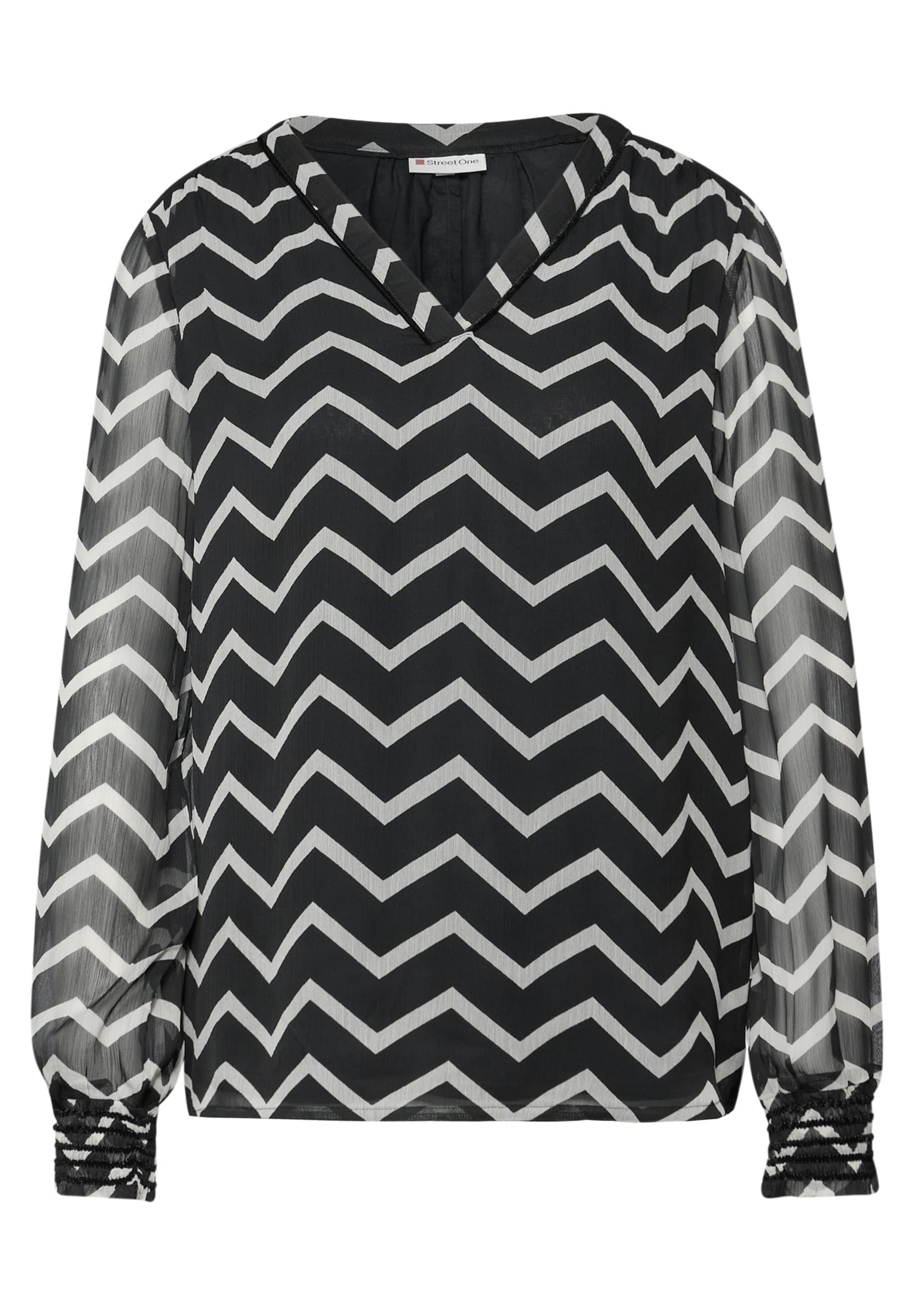 Street One Damen Chiffon Tunika mit Tape