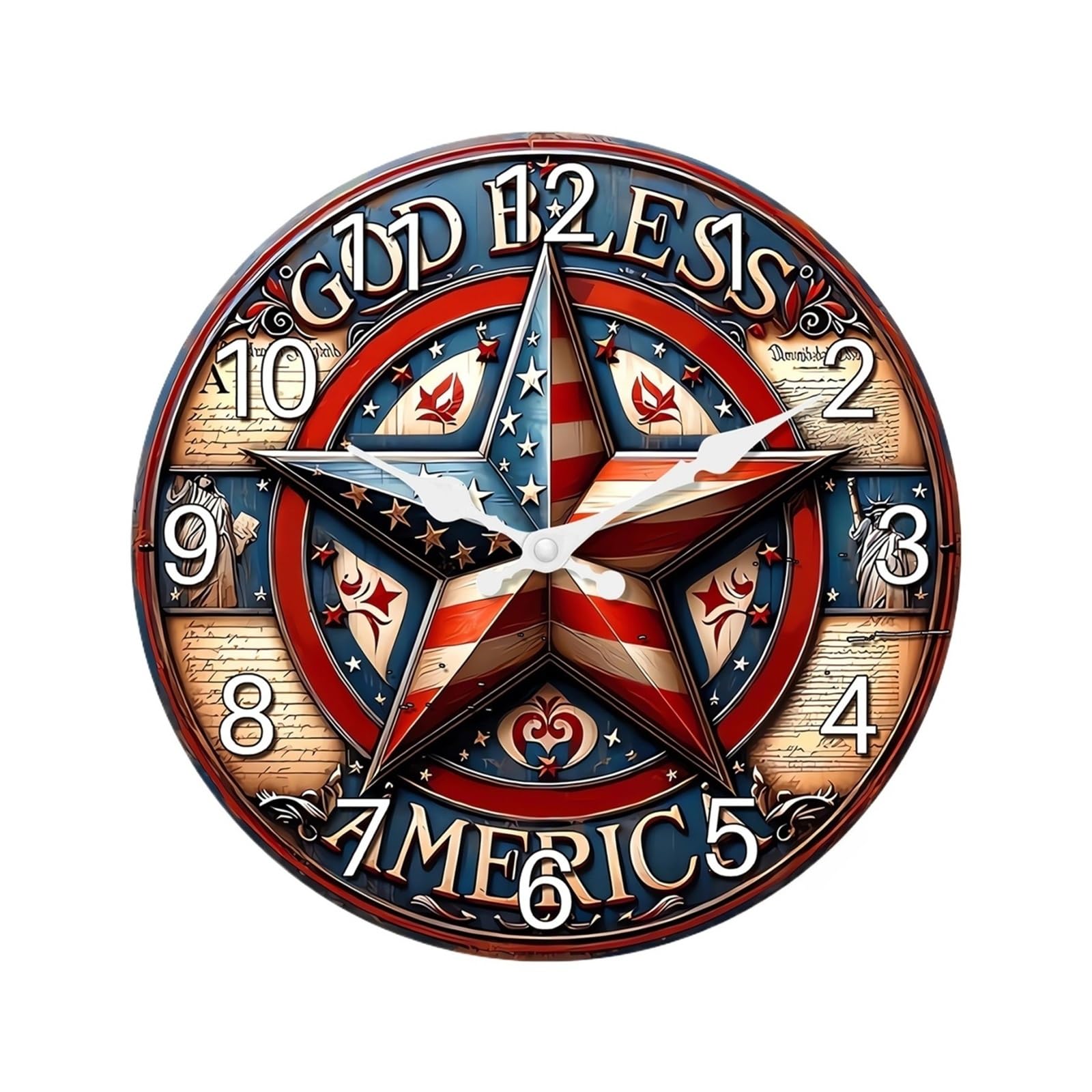 Horloge murale en bois silencieuse pour chambre sans bruit tic-tac