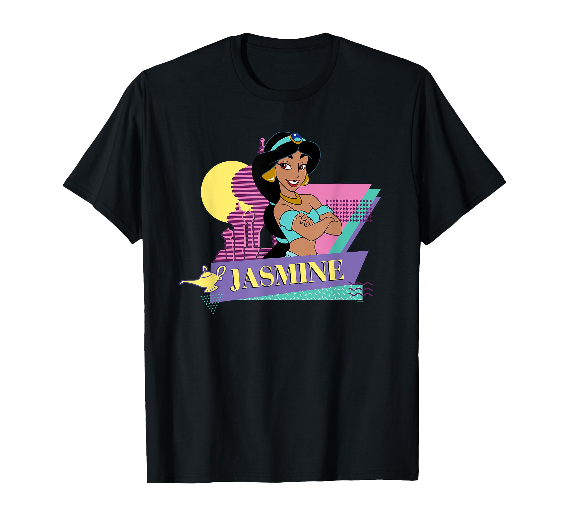 【激レア】90s ディズニー アラジン ジャスミン ビジュー Tシャツ 90s 90年代 アメリカ製 ディズニー アラジン ジャスミン