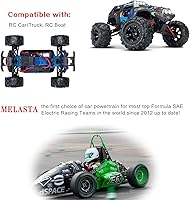 Vista 6 de melasta Cargador de batería de coche RC de 7.2V 9.6V 8.4V + 7.2V 1600mAh 6 celdas 2/3A Flat NiMH Batería Compatible con Tracxas 1/16 RC Cars