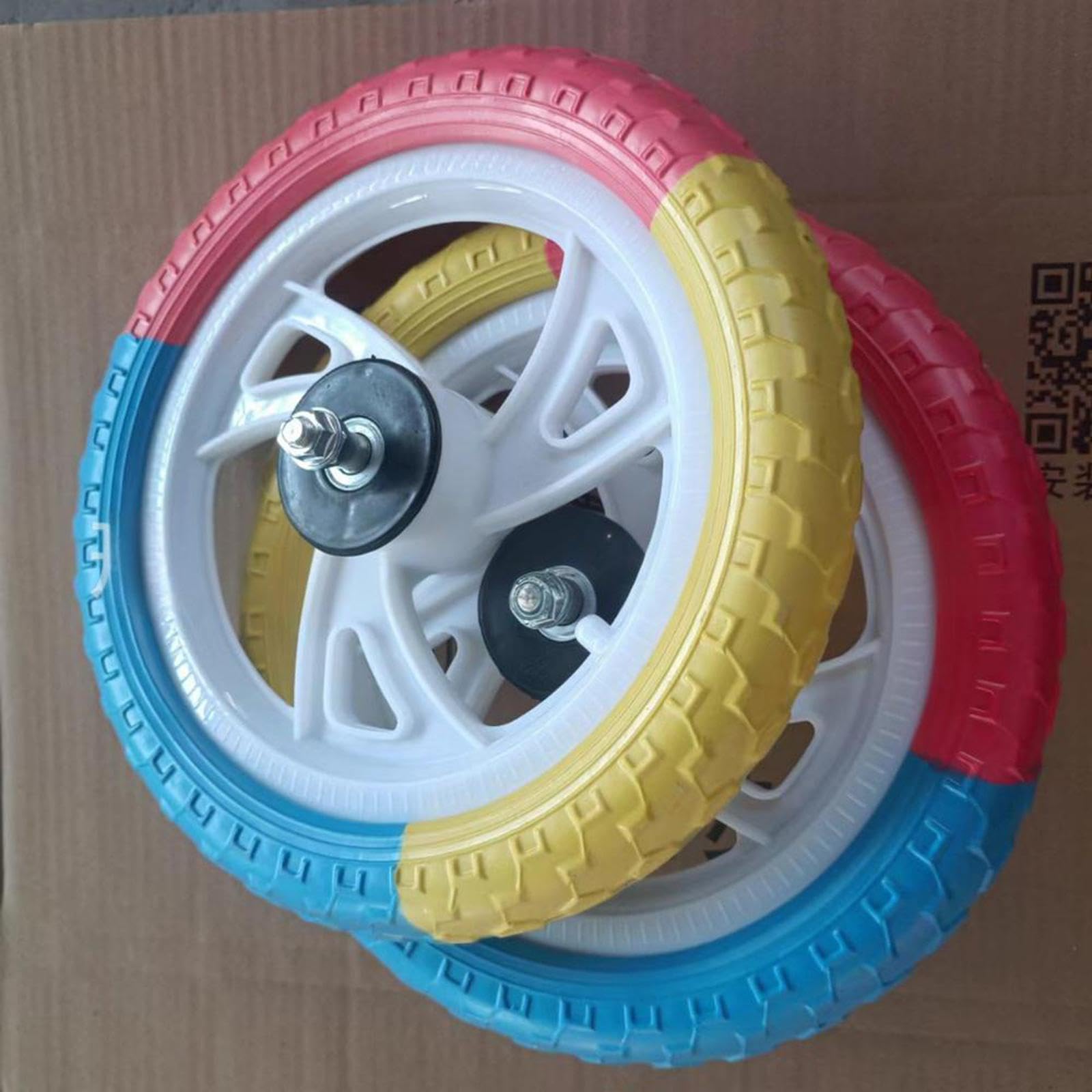 Aymzbd Accessoires De Vélo Avec Roues Auxiliaires Pour Enfants De 12 à 20 Pouces, Blanc