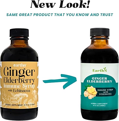 Miniatura 2 de Jarabe de defensa inmunológica de bayas de saúco con equinácea, vitamina C, miel, líquido orgánico súper premium, ingredientes 100% puros,