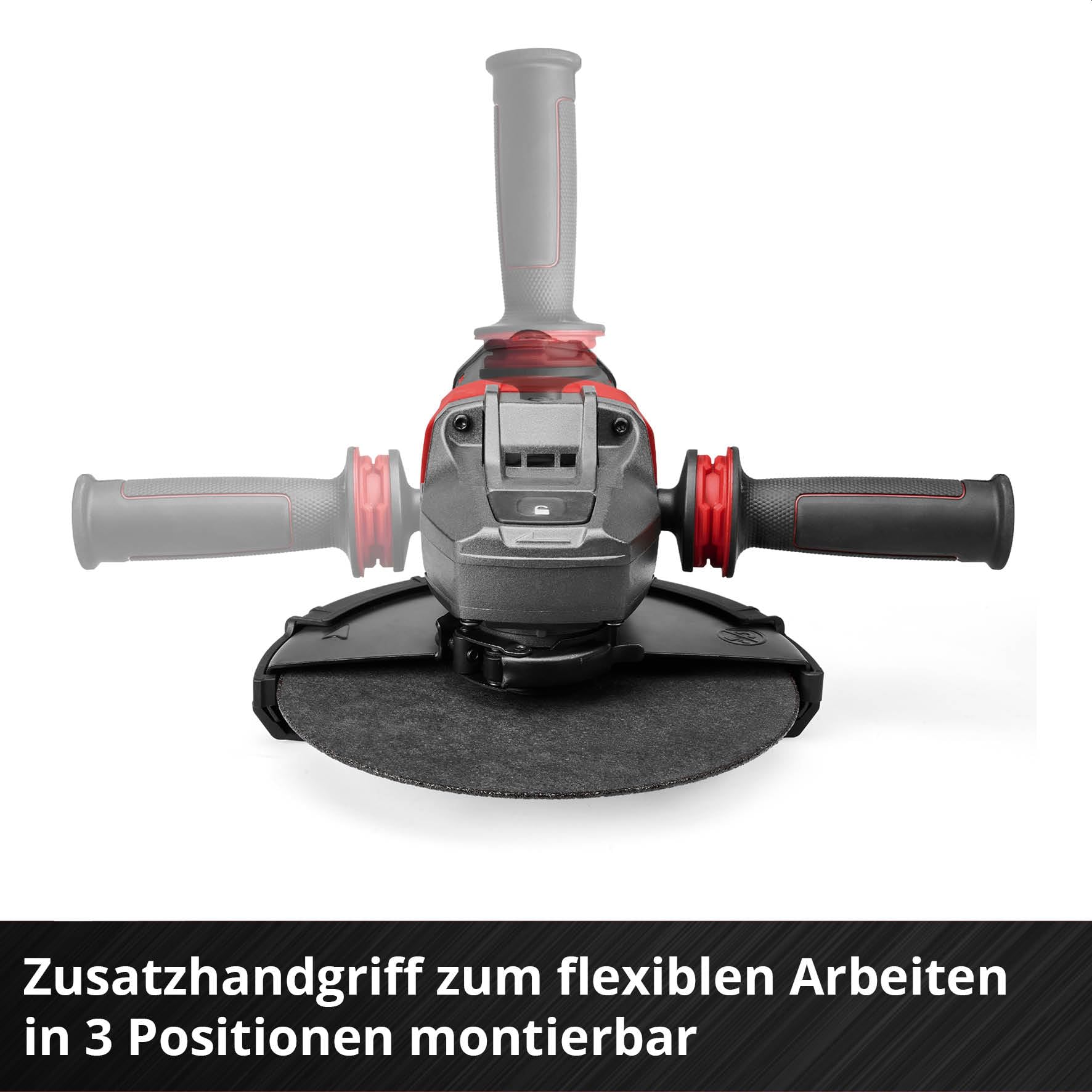 Einhell Professional Winkelschleifer TP-AG 230/2400 | 2400 W | Ø 230 mm | 71 mm Schnitttiefe | drehbarer Griff | Anti-Vibration | Trennschutz | ohne Trennscheibe