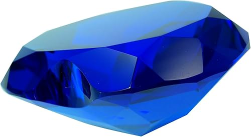 Miniatura 2 de Tripact Inc Pisapapeles de diamantes de cristal de corazón de zafiro de 3.150 in