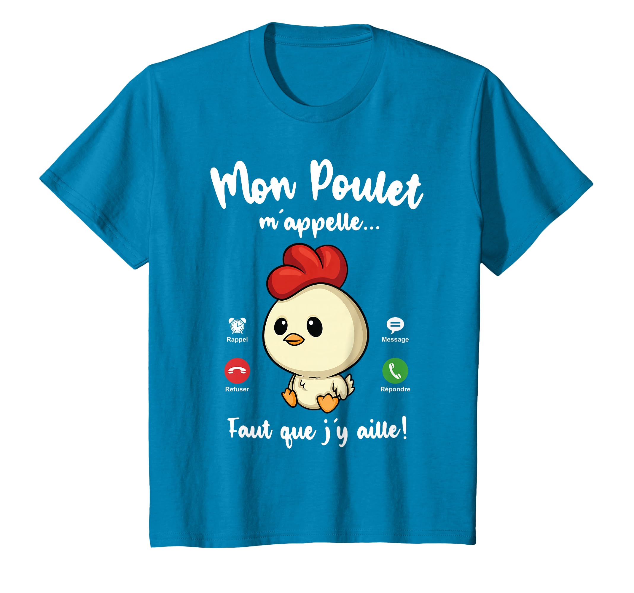 T-shirt Drôle « Chicken Nugget Life » – Pour Enfants, 100% Coton, Neuf Avec étiquettes