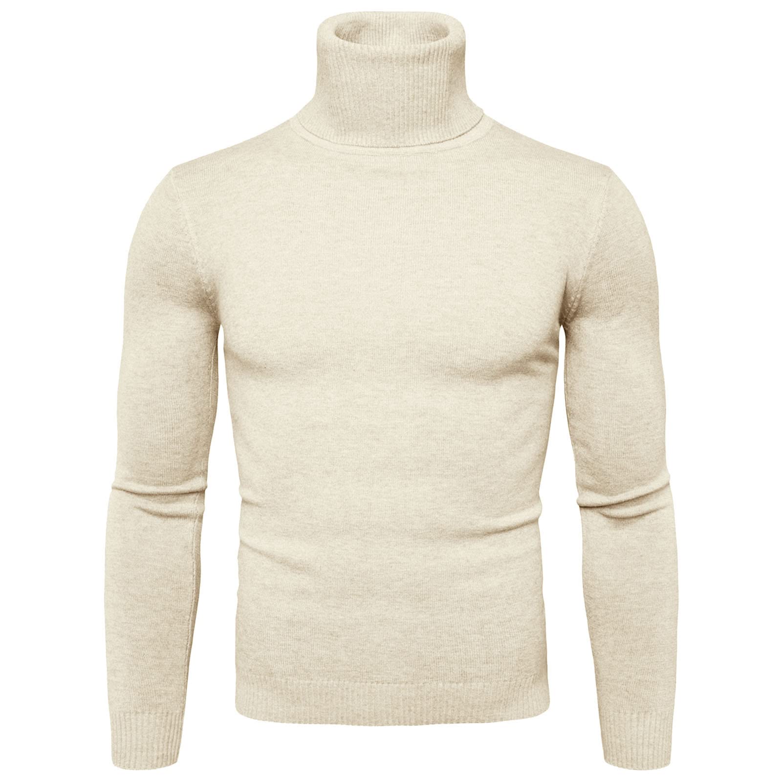 SRZYMJ Male Strickpullover Herren Polo Pullover Langarm Strickpullover Mit Polokragen Basic Poloshirt Pulli Einfarbig Sweater Thermojacke Langarmshirt Kariertes Hemd Pulloverkleid Weihnachtskleidung