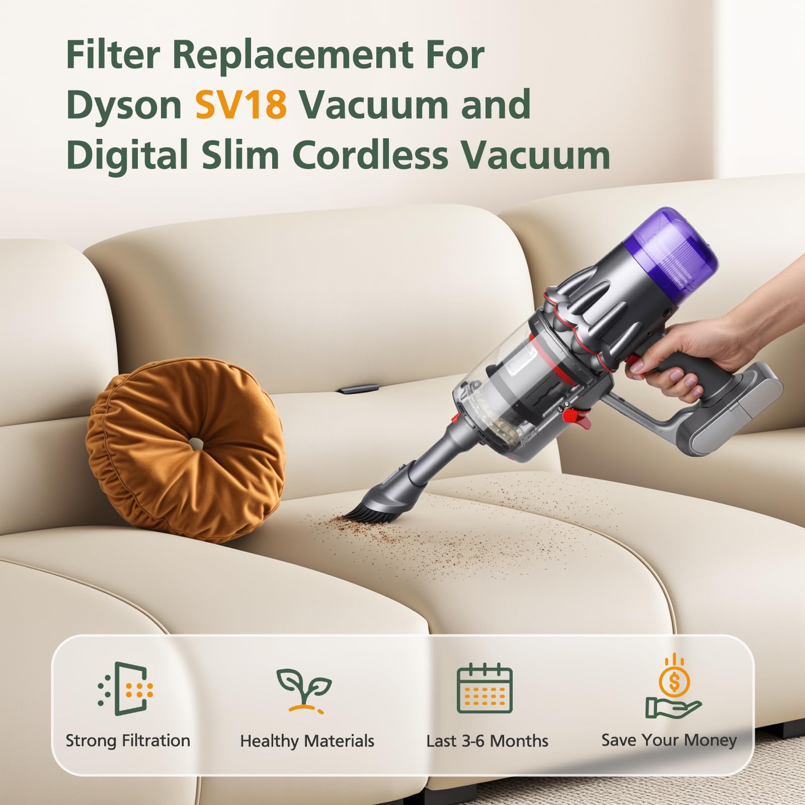 Amazon.com - SV18 Filter Replacement Compatible with Dyson Digital
