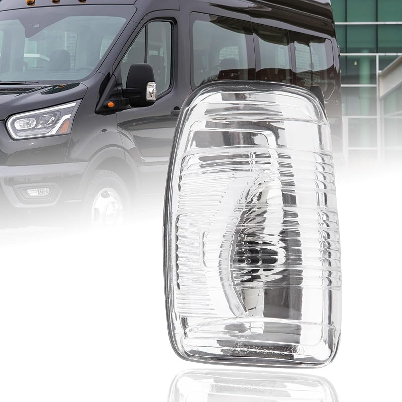 Luz indicadora do retrovisor MZORANGE para Ford Transit 150 250 350 350HD 2015 a 2021 – lado esquerdo