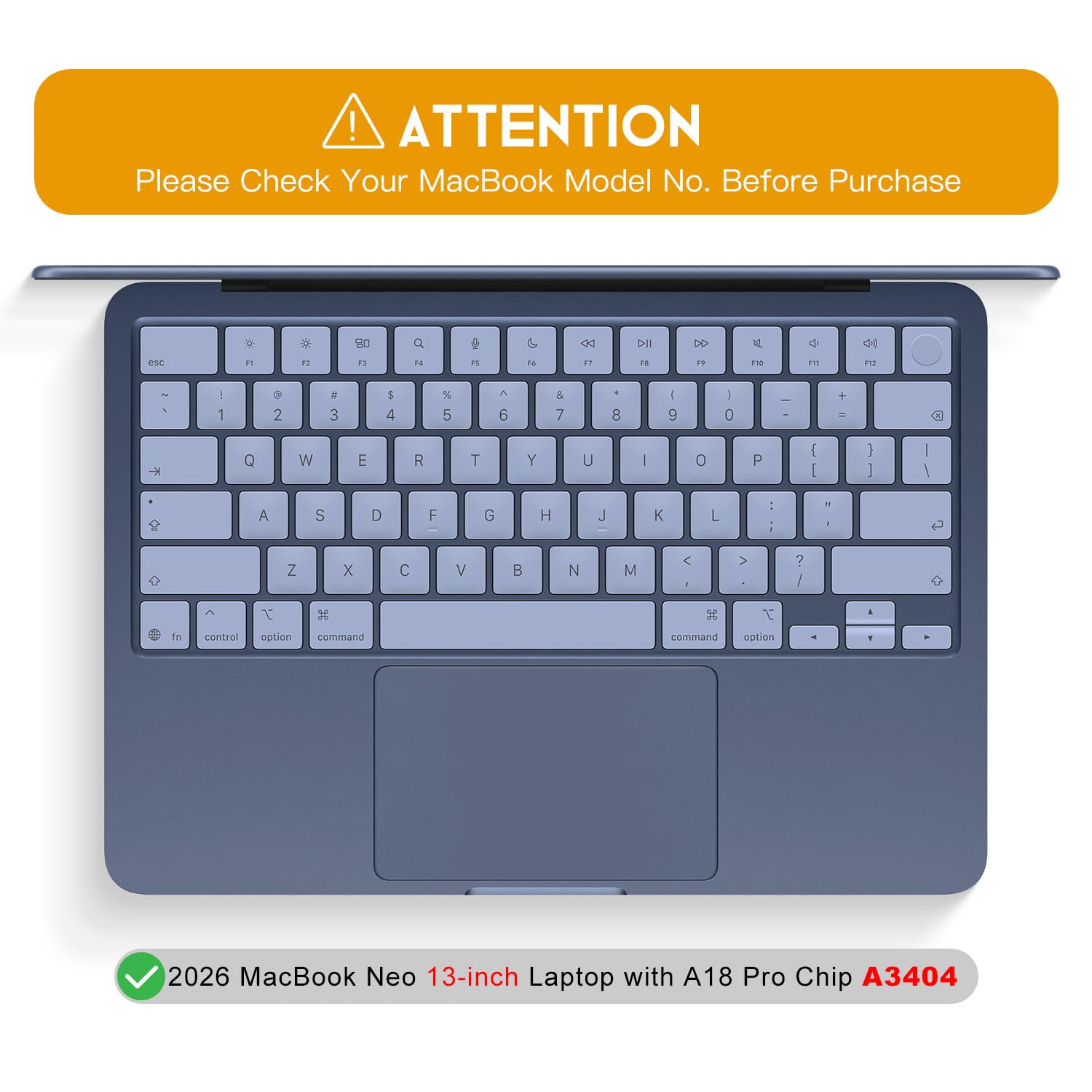 Amazon.co.jp: CaseBuy キーボードカバースキン 2026 MacBook Neo 13