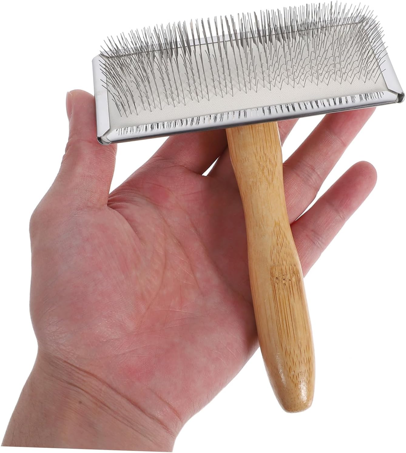 ARTIBETTER Wool Carder Needle Felting Brush Ergonomic Handcrafted Tool for Efficient Wool Crafting Durable Design for Needle Felting and Pet Grooming Projects