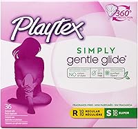 Vista 1 de Playtex Gentle Glide Tampones RegularSuper Absorbencia sin perfume, 36