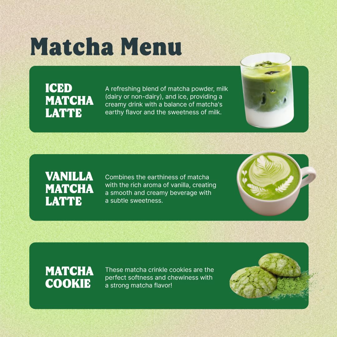 GRIN MOOD Matcha Powder - Organic Green Tea Powder - Decaffeinated Green Tea Authentic Korean Matcha Halal 3 — view 8