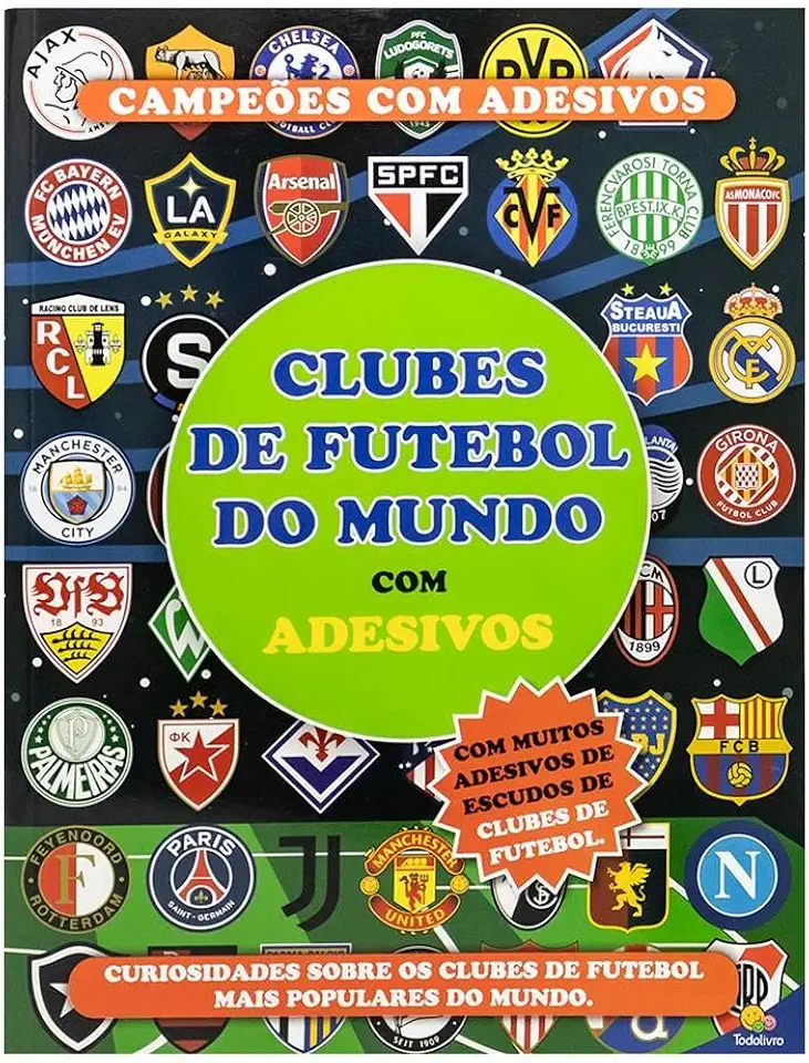 Campeões com Adesivos: Clubes de Futebol do Mundo