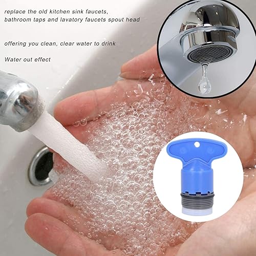 Miniatura 3 de Piezas de repuesto para grifo, kit de filtro de restrictor de flujo de ahorro de agua para M18.0.197 in0.73 pulgadas, reemplazo de restrictor de