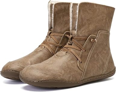 Botas planas con forro de invierno en color negro Imac 408030