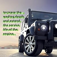 Vista 3 de SCITOO Kit de esnórquel de repuesto compatible para 2008-2012 para Isuzu D-MAX Diesel 4JJ1-Hi-Power 3.0Litre-I4