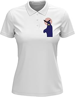 Mystery Person - Polo de algodón para mujer, color blanco