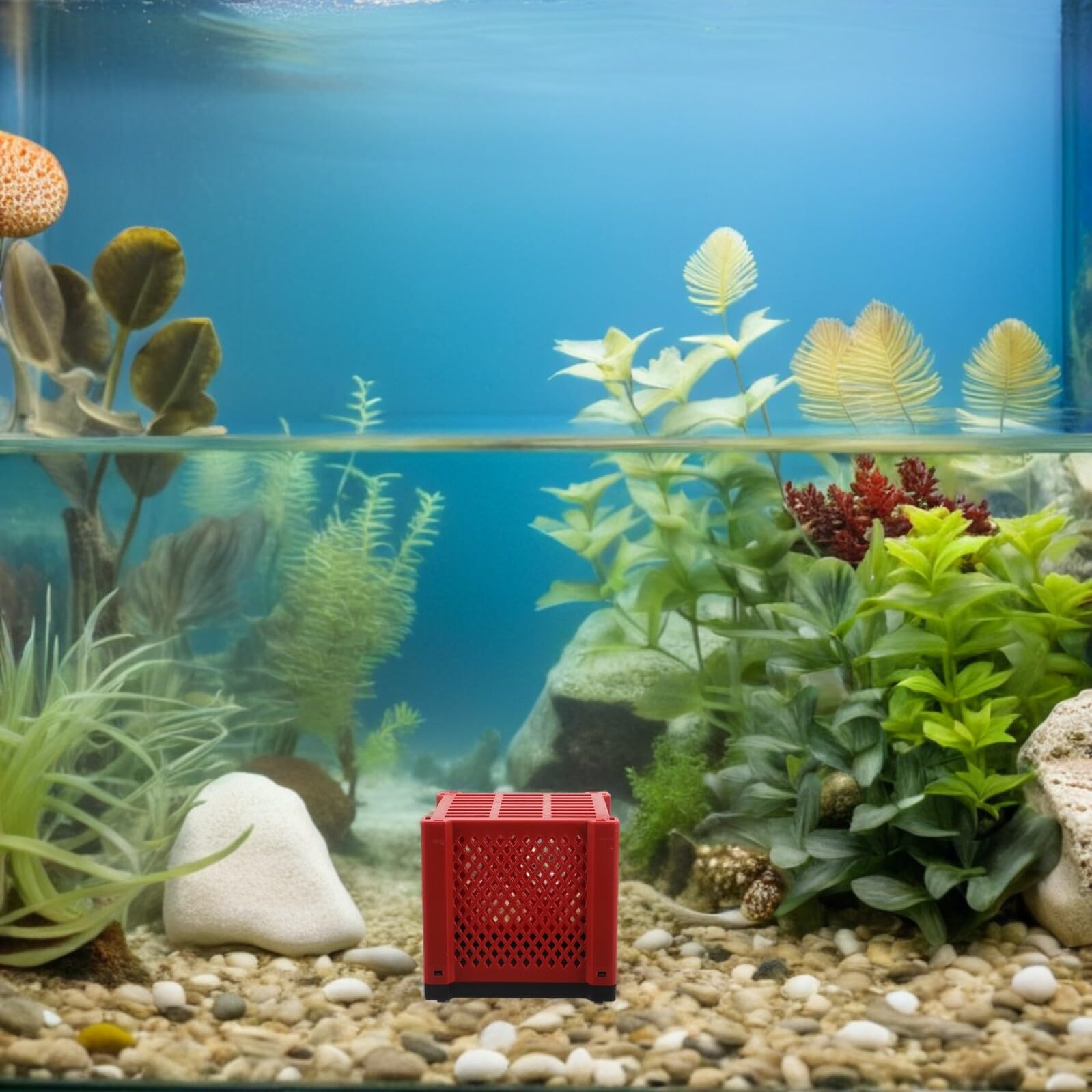 UPKOCH 4 Piezas Caja Filtro Acuario Unidades Duradera para Purificación Agua Reutilizable Compatible con Medios Filtrantes Múltiples para Peceras Estanques y Abrevaderos Equinos
