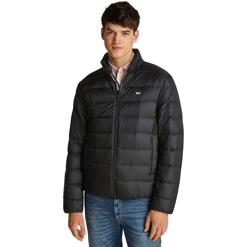 Tommy Jeans Tjm Lt Down Jacket Ext Dm0Dm20658, Giacca Imbottita, Uomo, Nero (Black), XXL Plus