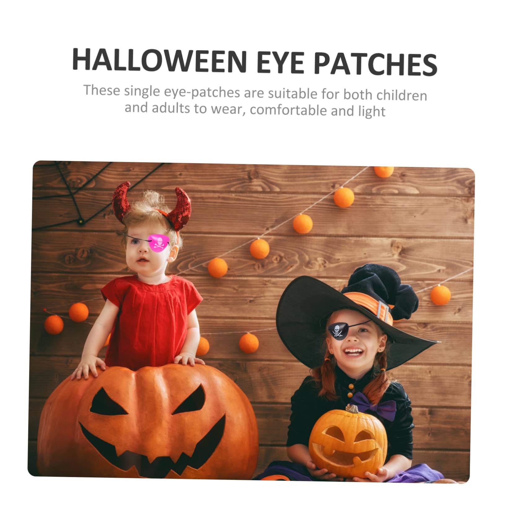 60stücke Piraten Augenklappen Einäugige Kunststoff Augenbinde Skull Eye Patches Für Halloween Karneval Und Cosplay Vielseitiges Kostümzubehör Für Erwachsene