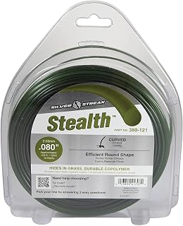 Stens Silver Streak Stealth Trimmer Line, 080 1 lb. Donut, ea, 1