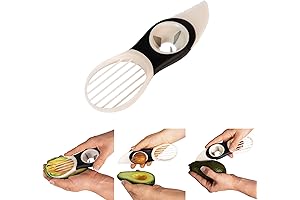 PHOENA Avocado/Peach Pitter Tool 3-in-1