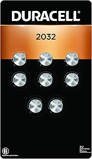 Duracell - 2032 3V Lithium Coin Battery - with bitter coating - 8 count