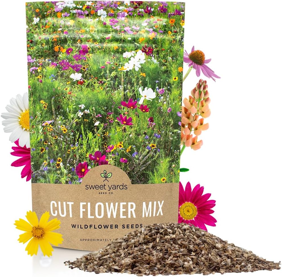 Cut Flower Garden Seeds Bulk 1/4 Pound Bag Over 30,000