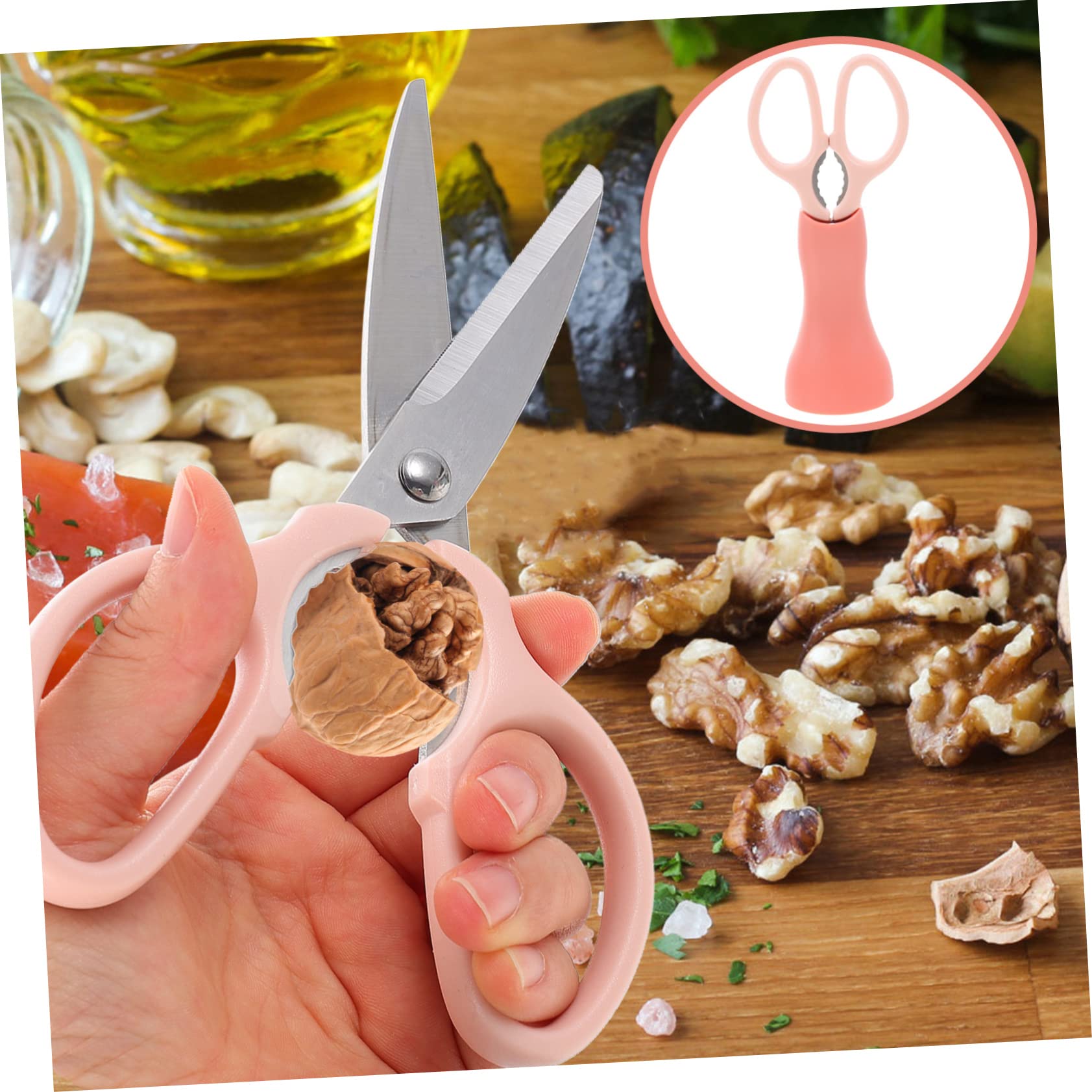 OFFSCH Convenient Food Shear 1 Set of Kitchen Scissors Portable Peeler for Cooking Scissor