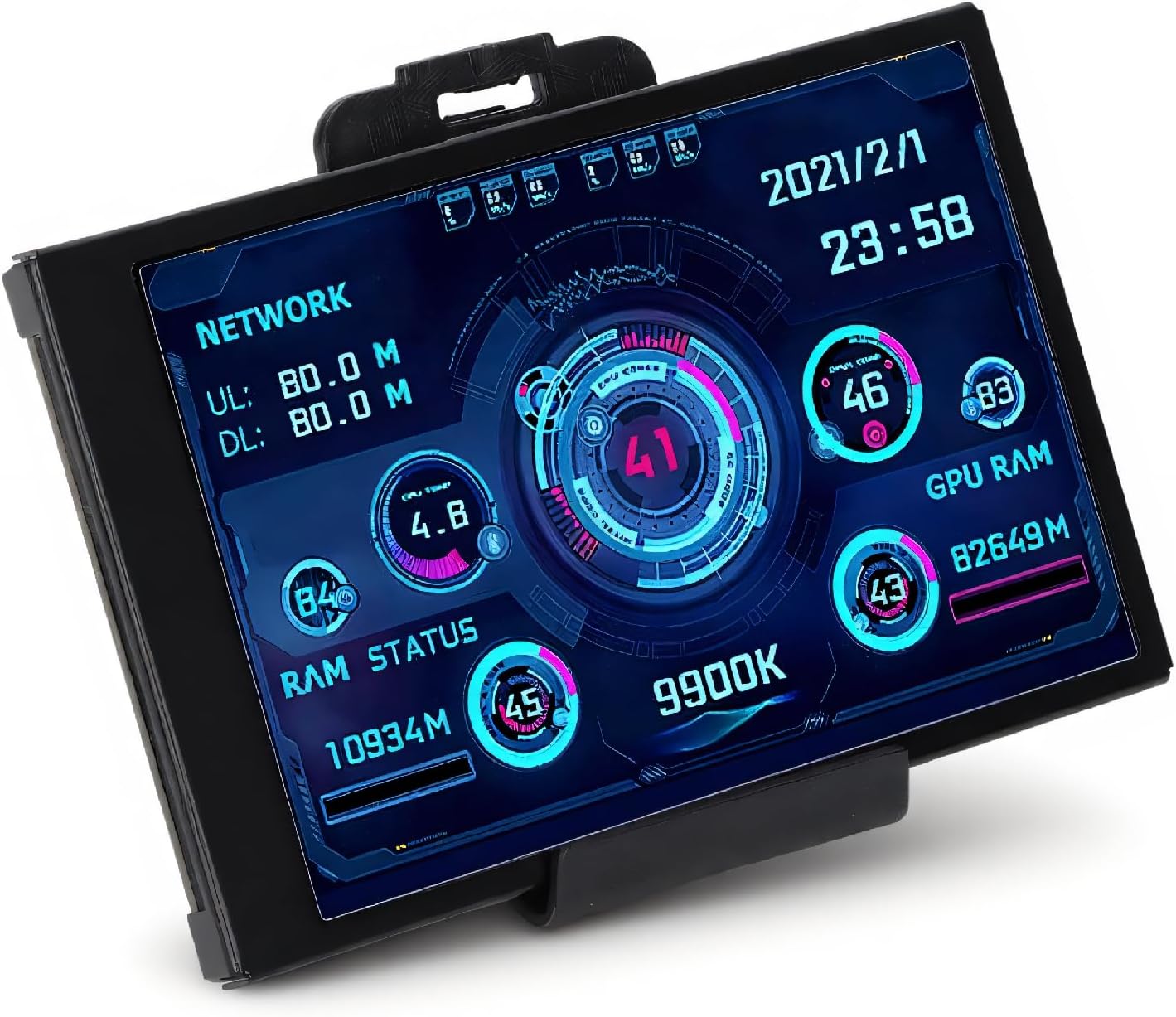 3.5in pc case screen, USB Mini Screen, PC Temperature Display PC CPU Data Monitor Sensor Panel Monitor,PC Computer Temp