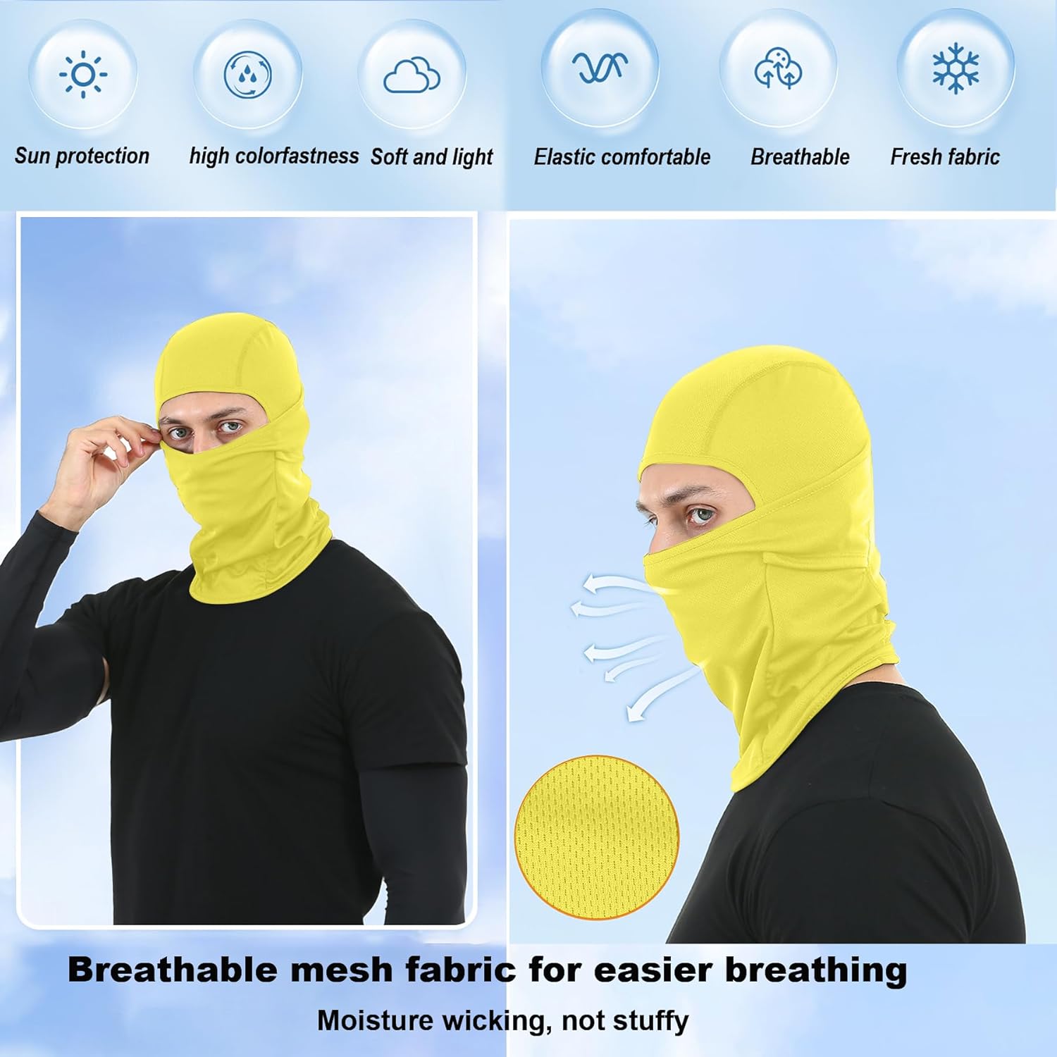 Dirt Bike Goggles ATV Off-Road Riding Motorcycle Motocross Glasses with Sun UV Protection Balaclava Full Face Cover - Image 3