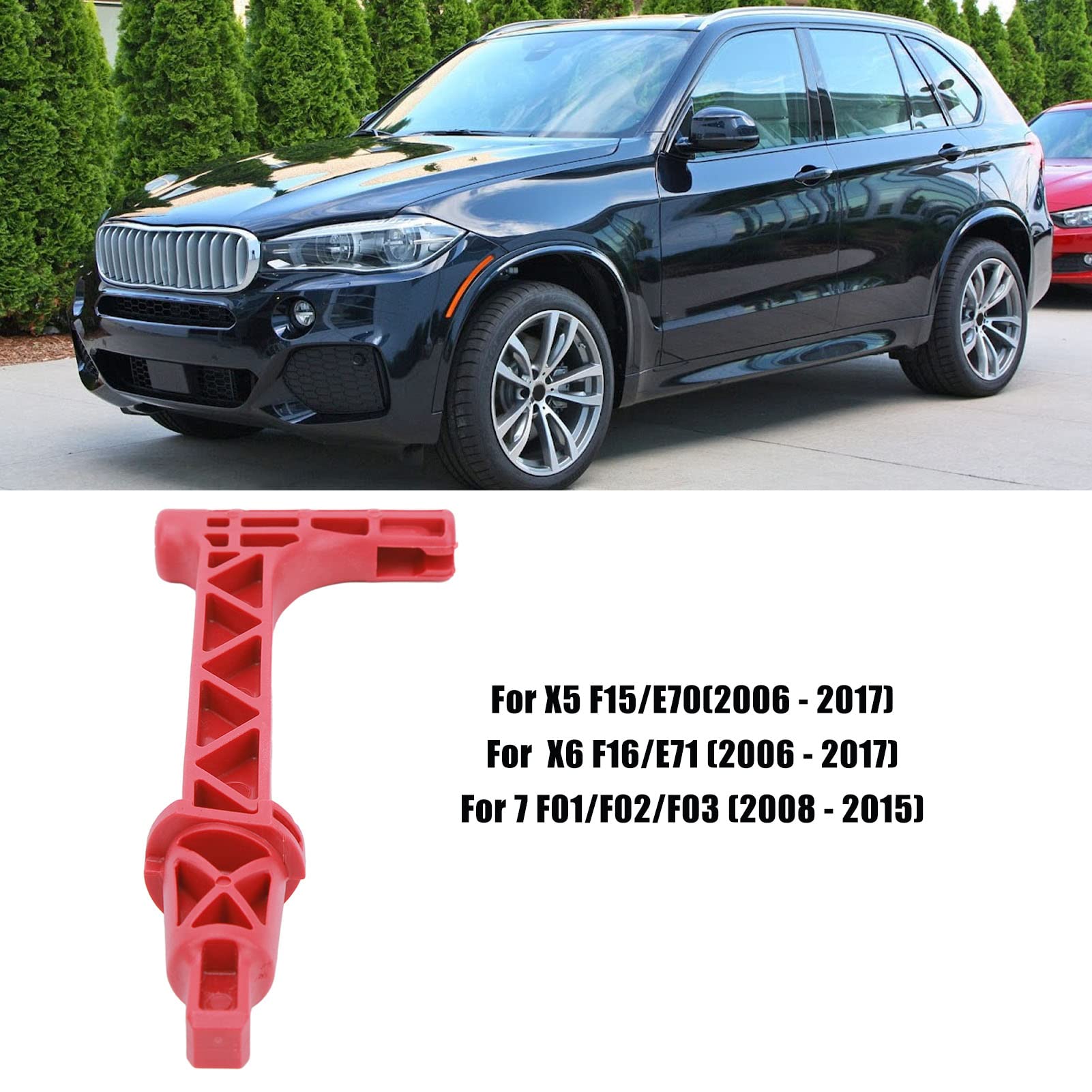 Uchwyt Wydania Hamulca Parkingowego, 24507590395 dla X5 X6 E70 E71 F15 F16, Czerwone Akcesoria z Wyposażeniem dla Odpowiednich