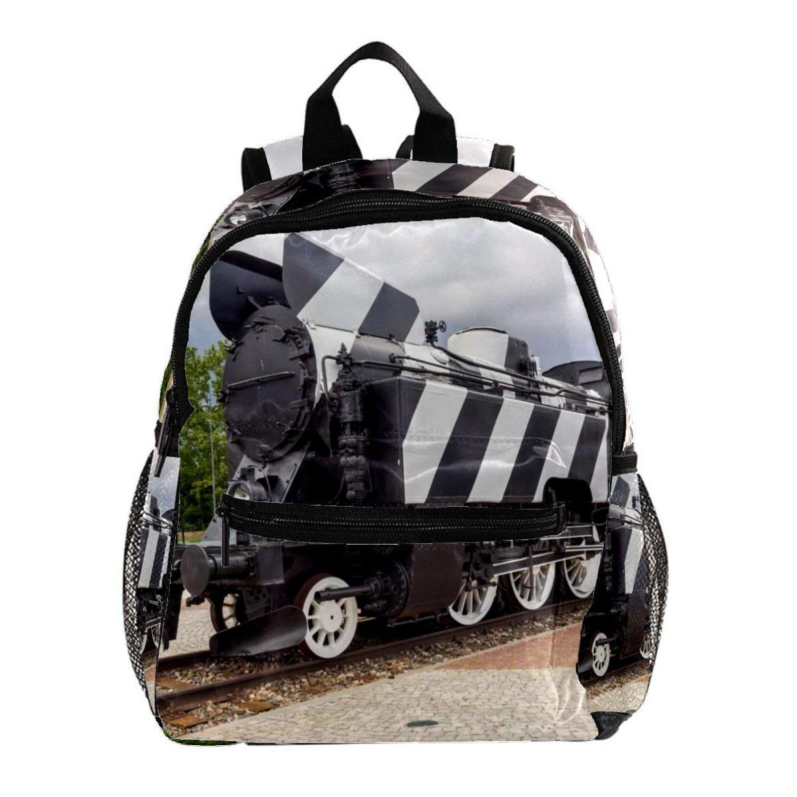 Sac à dos rétro enfant en toile robuste avec bretelles confort