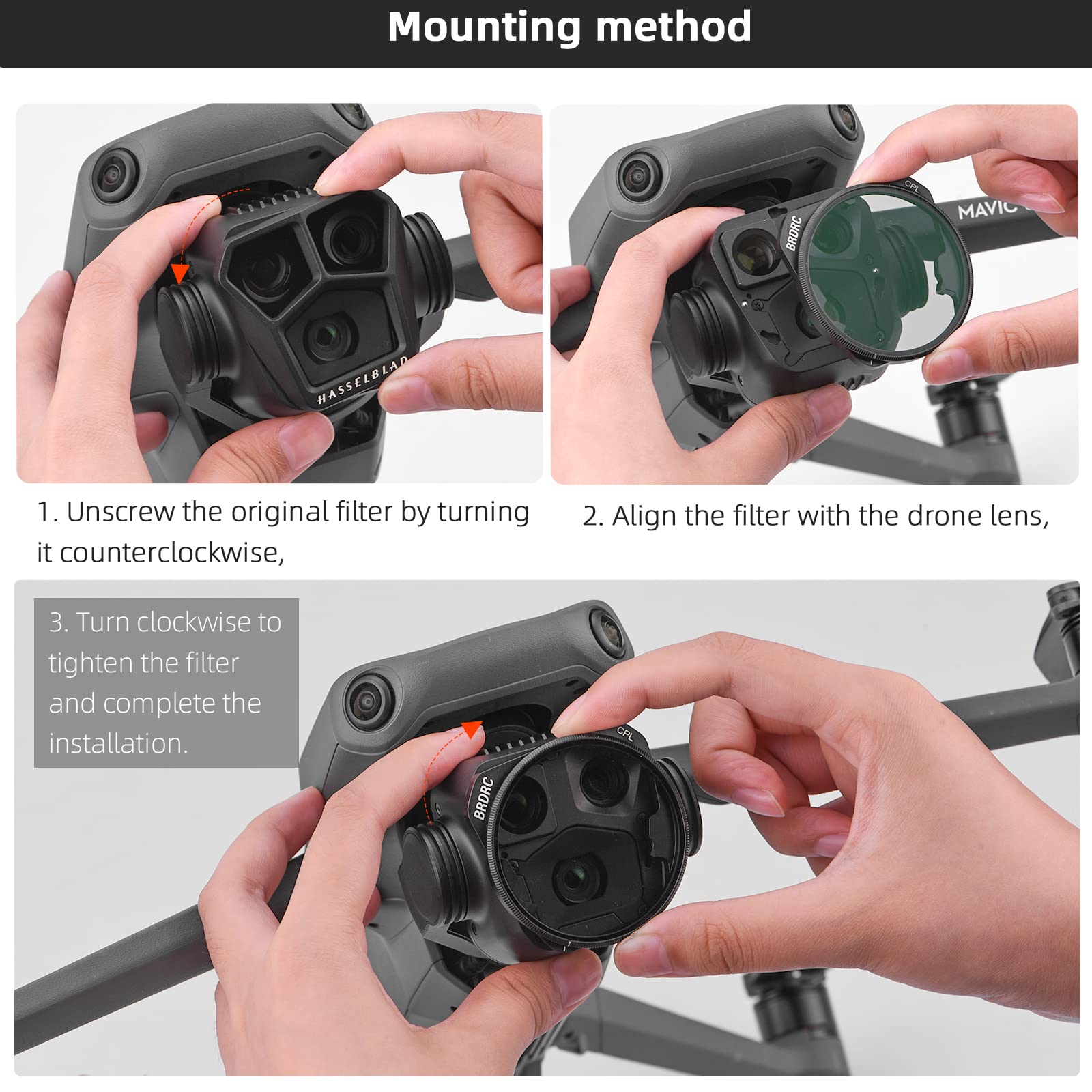 Amazon | BRDRC NDフィルターセット DJI Mavic 3 Pro用 4個パック