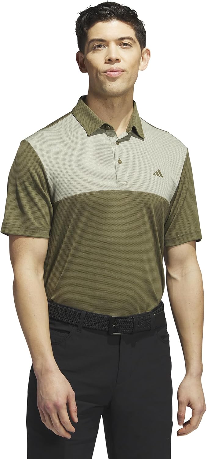 adidas Men's Core Colorblock Golf Polo Shirt