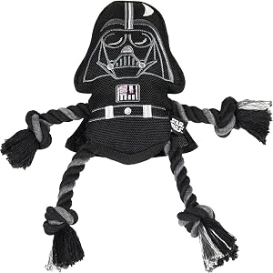 CERDÁ LIFE’S LITTLE MOMENTS – for Fan Pets Star Wars Hundespielzeug, Kuscheltier für Hunde mit Seil – Offizielle Star Wars Lizenz Darth Vader