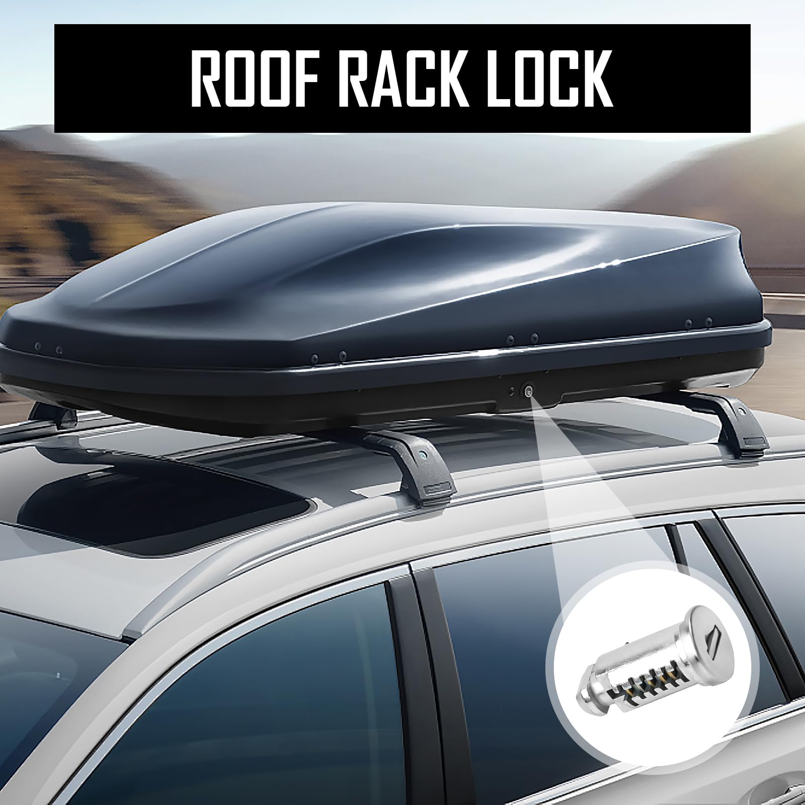 Relingträger Schlossbaugruppe Für Autodachbox - Mit Sicherheitsschloss