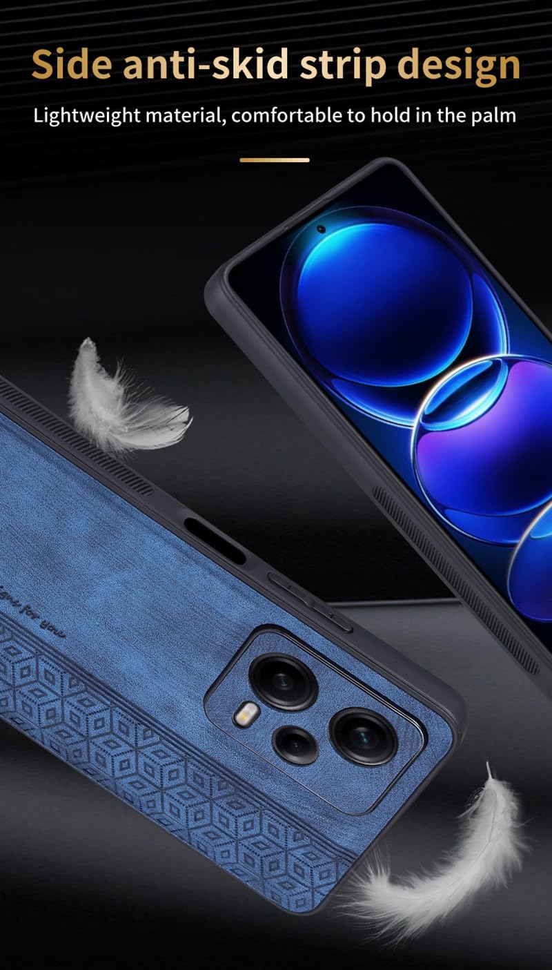 XINYEXIN Cover In Pelle Per Xiaomi Redmi 12C - Custodia Retrò Marrone, Ultrasottile E Antiurto, Con Lati Antiscivolo