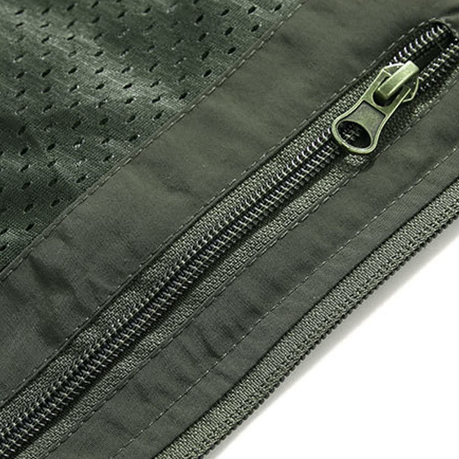 Chaleco para Hombre Chaleco Multibolsillos Exteriores Chaqueta Casual Sin Mangas Chaleco De Secado Rápido Transpirable para La Pesca La Fotografía Y El Senderismo