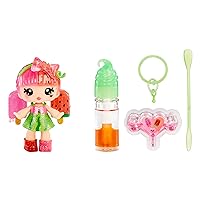 Yummiland Lip Gloss Doll: Mystery Color Change - Poppy Melonberry: Include 1 Bambola