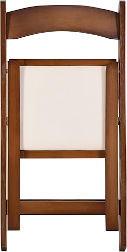 Miniatura 8 de Folding Chair 4 Pack, Modern Kitchen Side Chair, Upholstered Dining Seat, Portable and Assembled Seat, Space Saving for Guests, Kitchen, Office,