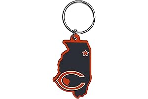 Siskiyou NFL Chicago Bears Unisex-Adult Home State Flexi Key Chain