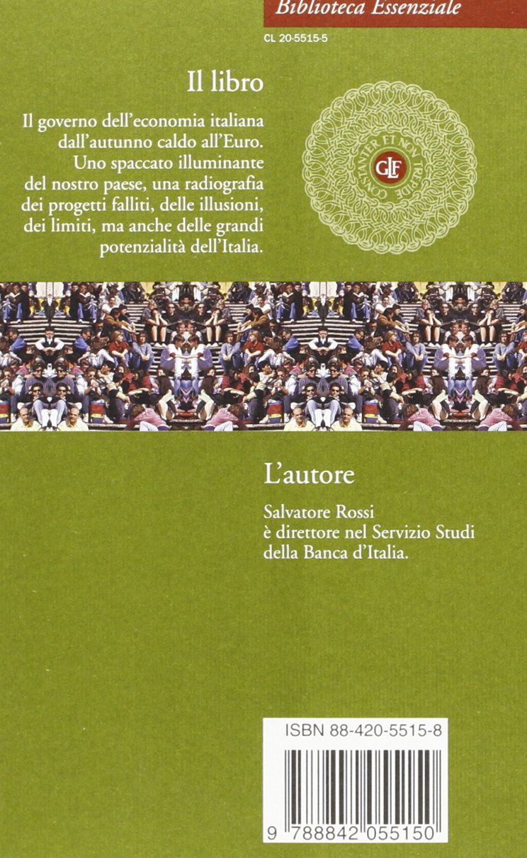 La politica economica italiana 1968-2000