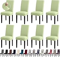 Vista 68 de Fundas de Silla de Navidad, Juego de 4 Fundas Elásticas para Sillas de Comedor, Protectores de Silla para Decoración de Navidad/Decoración del Hogar