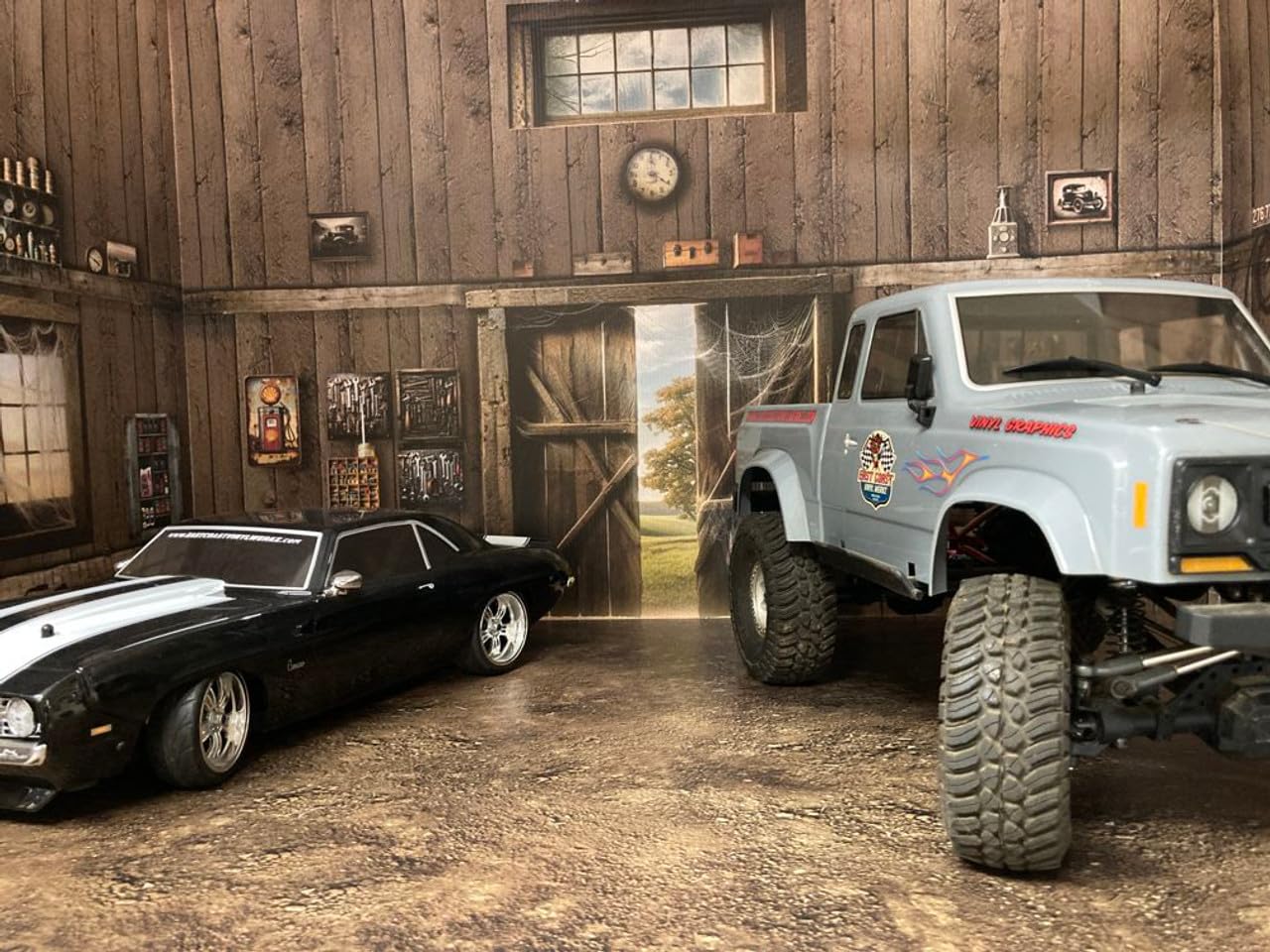 Amazon.com: Generic 1/10 Scale RC Scale Garage Walls/Diorama