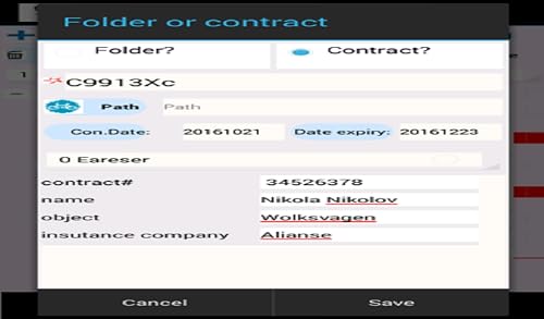 Contracts Manager for Android – vue 6