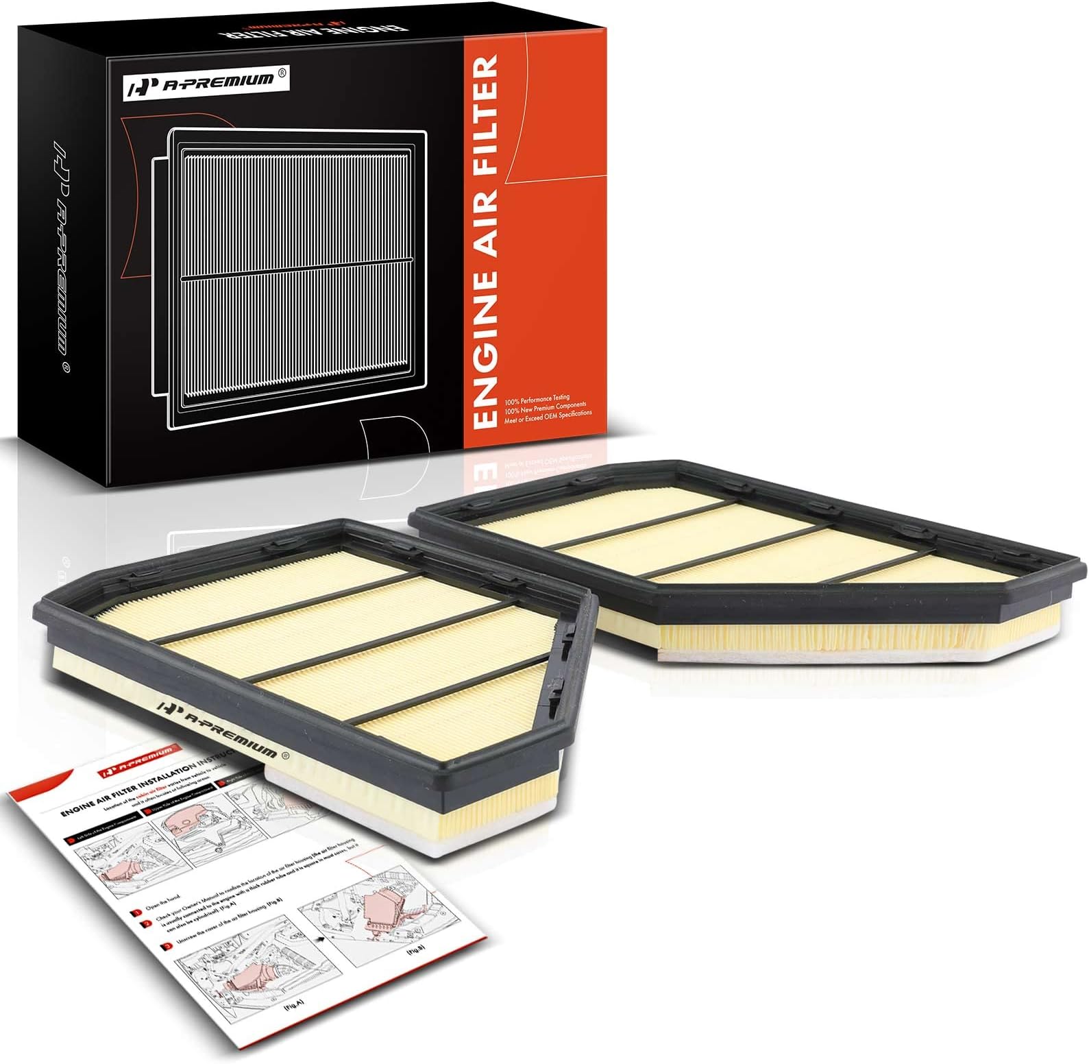 Amazon.com: MSISIPIRI Premium Engine Air Filter, Compatible with 2018 ...