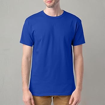 Hanes / Tシャツ/M/コットン/BLU Amazon.com: Hanes Mens Essentials Pack, Crewneck Cotton T-shirts