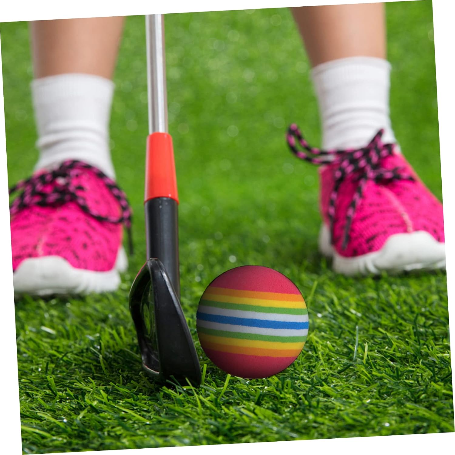 Kisangel Practice Balls 75 Pcs Indoor Playset Baseball Toys Foam Golf s Practice Equipment Plastic The Pet Indoor