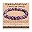 AD Beads Handmade Gemstone Stretch Elastic Bracelet Crystal Healing Reiki Nature\'s Beauty and Spiritual Essence Unisex (8mm, Dream Amethyst (Third-Eye Energy))